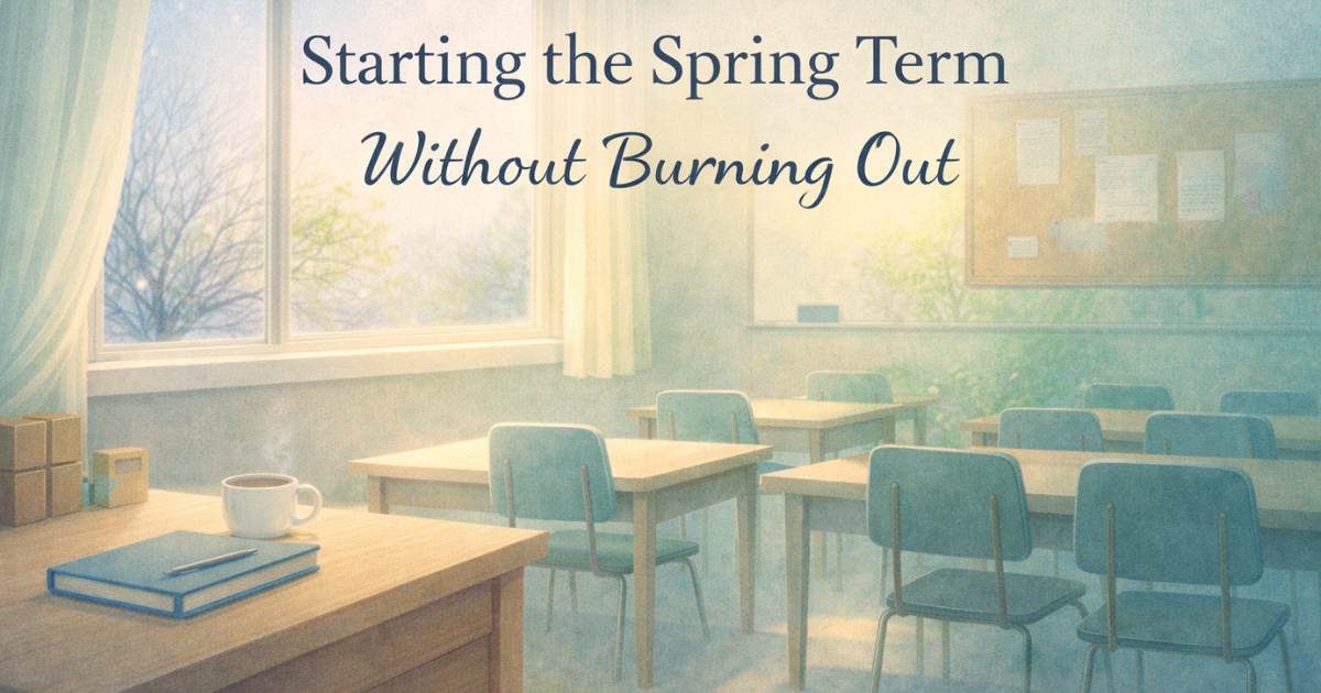 Starting the Spring Term Without Burning Out: A Realistic Reset for Teachers