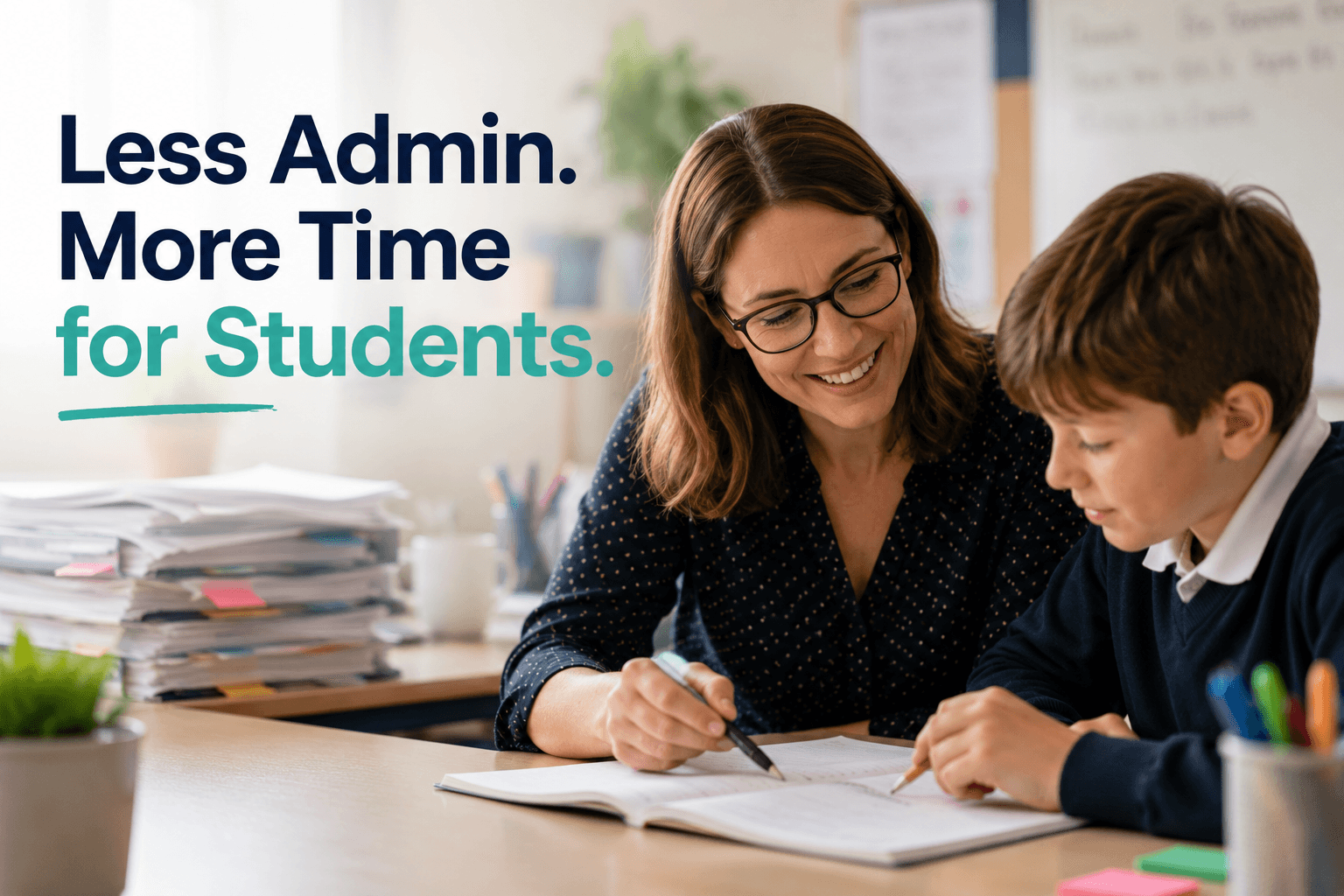 Less Admin benefits Students